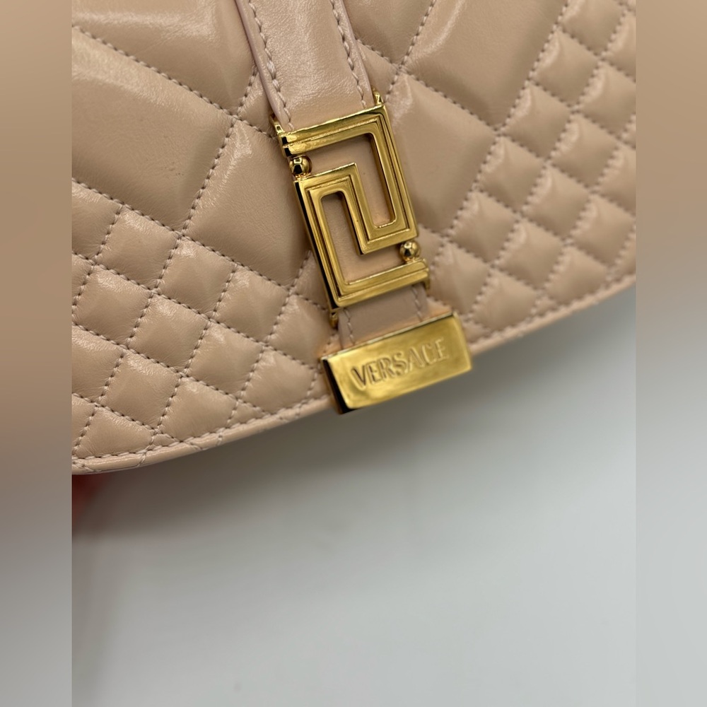 Versace Mini Greca Goddess Quilted Leather Shoulder Bag - Picture 15 of 16